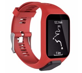 Strap-it Correa silicona TomTom Runner 2 (roja)