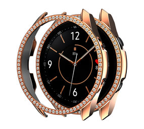 Strap-it Funda diamantes Samsung Galaxy Watch 3 41mm (oro rosa) Strap-it Funda diamantes Samsung Galaxy Watch 3 41mm (oro rosa)