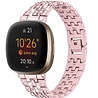 Strap-it Strap-it Correa de diamantes Fitbit Versa 3 (rosa) Strap-it Strap-it Correa de diamantes Fitbit Versa 3 (rosa)