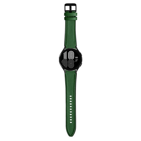Correa cuero híbrida Samsung Galaxy Watch 4 Classic 46mm (verde) 