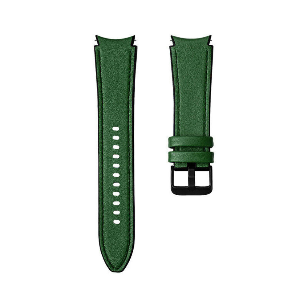 Correa cuero híbrida Samsung Galaxy Watch 4 Classic 46mm (verde