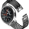 Strap-it Strap-it Correa acero pez Samsung Galaxy Watch 46mm (negro) Strap-it Strap-it Correa acero pez Samsung Galaxy Watch 46mm (negro)