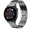 Strap-it Strap-it Correa acero Huawei Watch 3 (Pro) pescado (negro) Strap-it Strap-it Correa acero Huawei Watch 3 (Pro) pescado (negro)