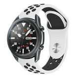 Strap-it Correa deportiva Samsung Galaxy Watch 3 45mm (blanca/negra) Strap-it Correa deportiva Samsung Galaxy Watch 3 45mm (blanca/negra)