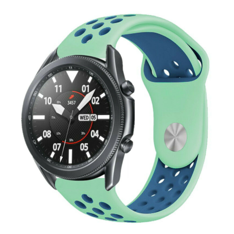 Strap-it Strap-it Correa deportiva Samsung Galaxy Watch 3 45mm (aguamarina/azul) Strap-it Strap-it Correa deportiva Samsung Galaxy Watch 3 45mm (aguamarina/azul)