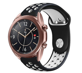 Strap-it Correa deportiva Samsung Galaxy Watch 3 41mm (negro/blanco) Strap-it Correa deportiva Samsung Galaxy Watch 3 41mm (negro/blanco)