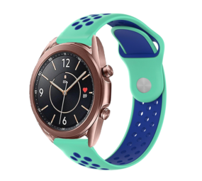 Strap-it Correa deportiva Samsung Galaxy Watch 3 41mm (aguamarina/azul) Strap-it Correa deportiva Samsung Galaxy Watch 3 41mm (aguamarina/azul)