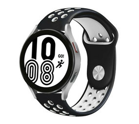 Strap-it Correa deportiva Samsung Galaxy Watch 4 - 40 mm (negro/blanco) Strap-it Correa deportiva Samsung Galaxy Watch 4 - 40 mm (negro/blanco)