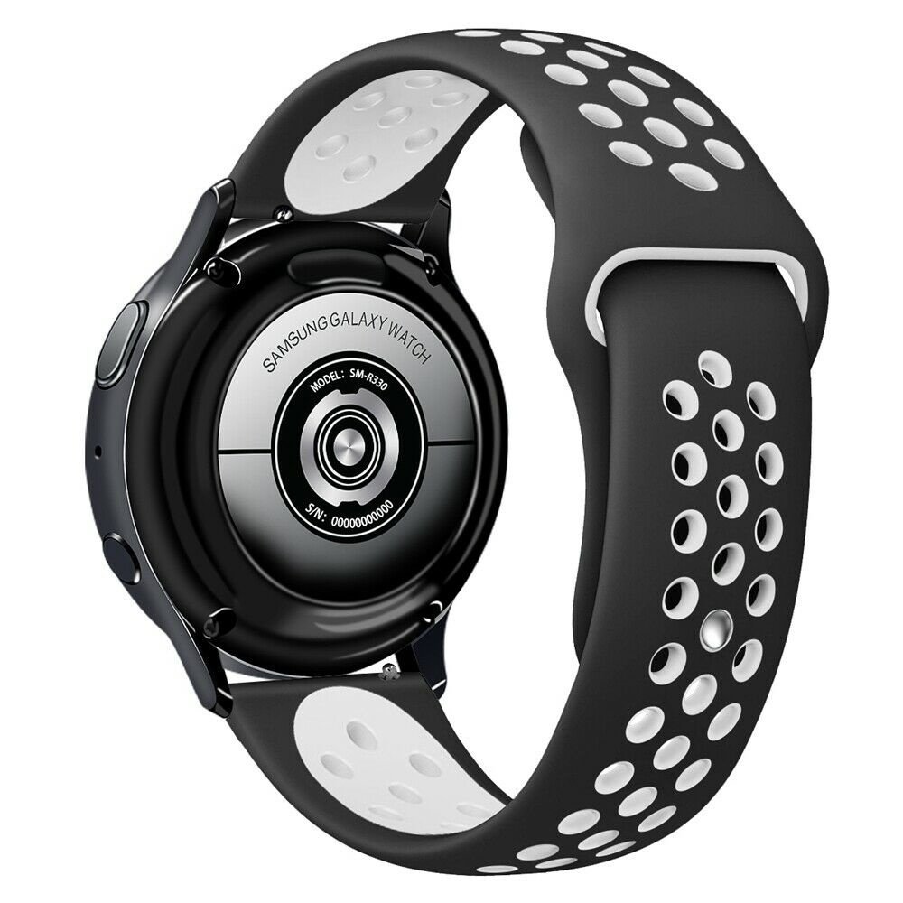 Strap-it Strap-it Correa deportiva Samsung Galaxy Watch 4 Classic 46mm (negro/blanco) Strap-it Strap-it Correa deportiva Samsung Galaxy Watch 4 Classic 46mm (negro/blanco)