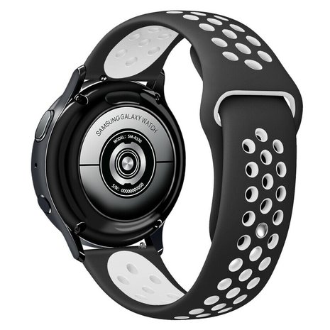 Strap-it Strap-it Correa deportiva Samsung Galaxy Watch 4 Classic 46mm (negro/blanco) Strap-it Strap-it Correa deportiva Samsung Galaxy Watch 4 Classic 46mm (negro/blanco)