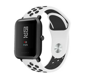 Strap-it Correa sport Xiaomi Amazfit Bip (blanca/negra) Strap-it Correa sport Xiaomi Amazfit Bip (blanca/negra)
