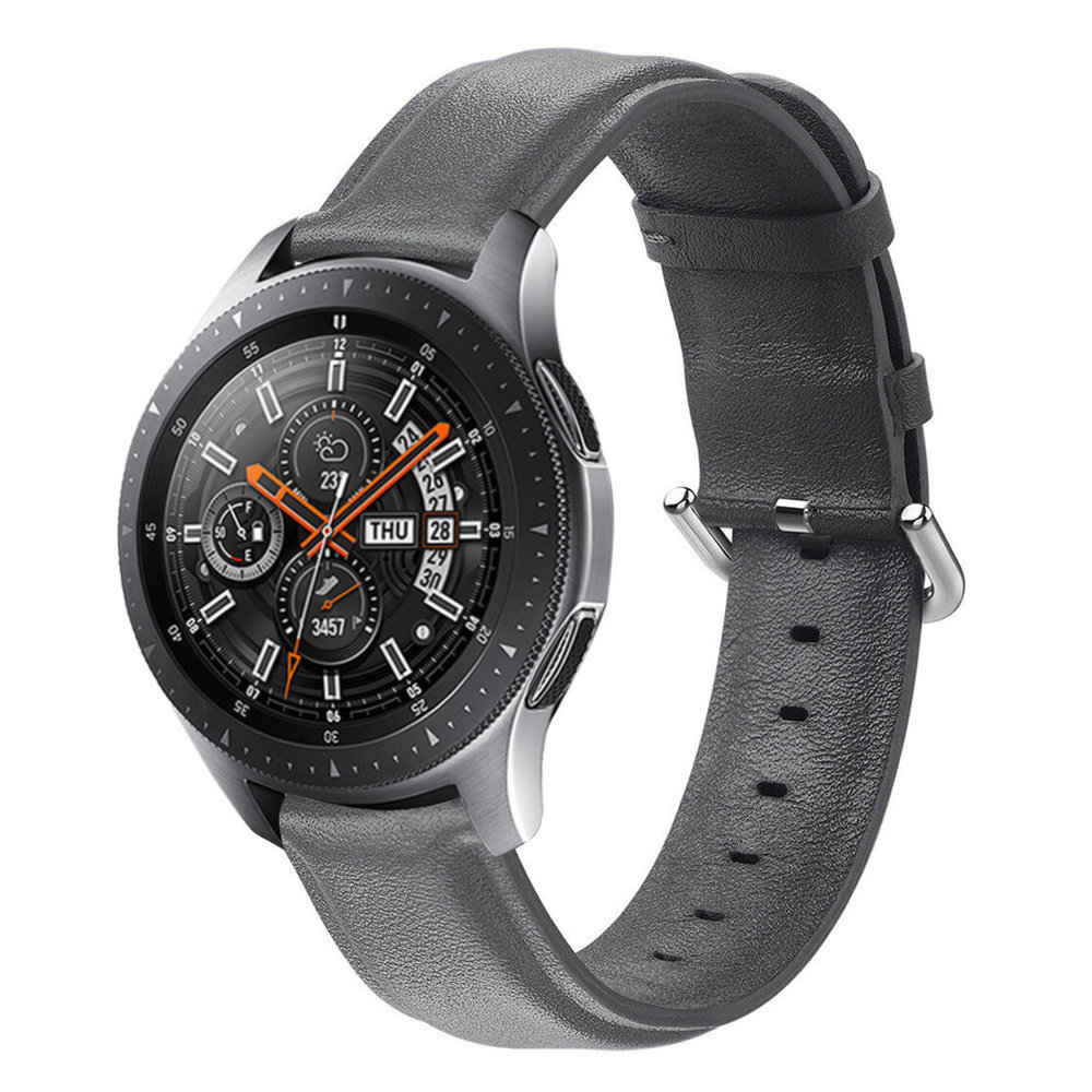 Strap-it Strap-it Correa cuero Samsung Galaxy Watch 46mm (gris oscuro) Strap-it Strap-it Correa cuero Samsung Galaxy Watch 46mm (gris oscuro)