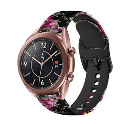 Strap-it Correa de flor Samsung Galaxy Watch 3 41mm Strap-it Correa de flor Samsung Galaxy Watch 3 41mm