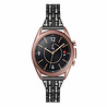 Strap-it Strap-it Correa acero diamantes Samsung Galaxy Watch 3 41mm (negro) Strap-it Strap-it Correa acero diamantes Samsung Galaxy Watch 3 41mm (negro)