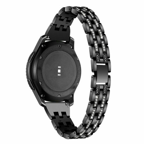 Strap-it Strap-it Correa acero diamantes Huawei Watch GT 3 46mm (negro) Strap-it Strap-it Correa acero diamantes Huawei Watch GT 3 46mm (negro)