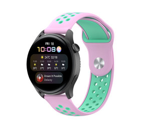 Strap-it Correa deportiva Huawei Watch 3 (Pro) (rosa/aqua) Strap-it Correa deportiva Huawei Watch 3 (Pro) (rosa/aqua)