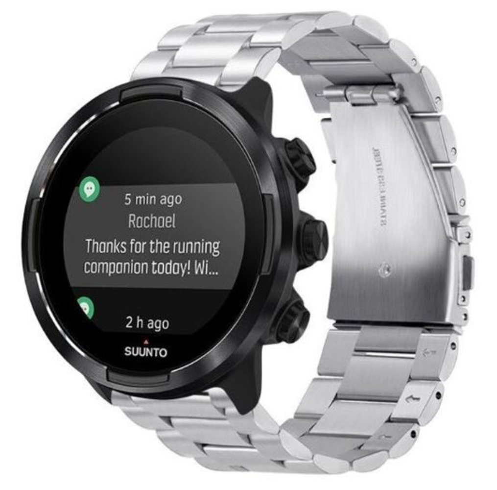 Strap-it Strap-it Correa acero Suunto 9 (Baro) (plata) Strap-it Strap-it Correa acero Suunto 9 (Baro) (plata)