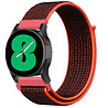 Strap-it Strap-it Correa nylon Samsung Galaxy Watch 4 - 44mm (negro/naranja) Strap-it Strap-it Correa nylon Samsung Galaxy Watch 4 - 44mm (negro/naranja)