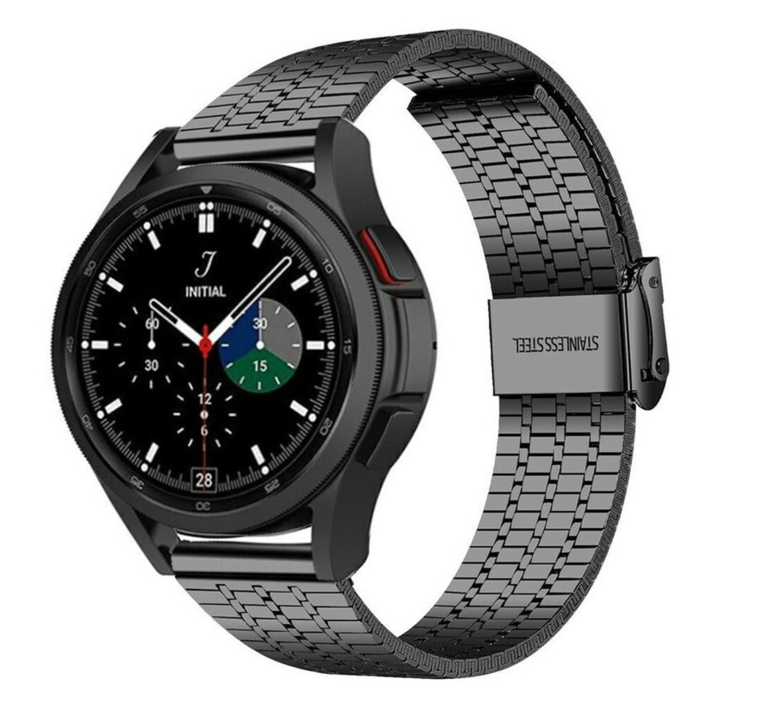 Strap-it Strap-it Correa acero inoxidable Samsung Galaxy Watch 4 Classic 46mm (negra) Strap-it Strap-it Correa acero inoxidable Samsung Galaxy Watch 4 Classic 46mm (negra)