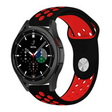 Strap-it Correa deportiva Samsung Galaxy Watch 4 Classic 46mm (negra/roja) Strap-it Correa deportiva Samsung Galaxy Watch 4 Classic 46mm (negra/roja)