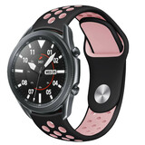 Strap-it Correa deportiva Samsung Galaxy Watch 3 45mm (negro/rosa) Strap-it Correa deportiva Samsung Galaxy Watch 3 45mm (negro/rosa)