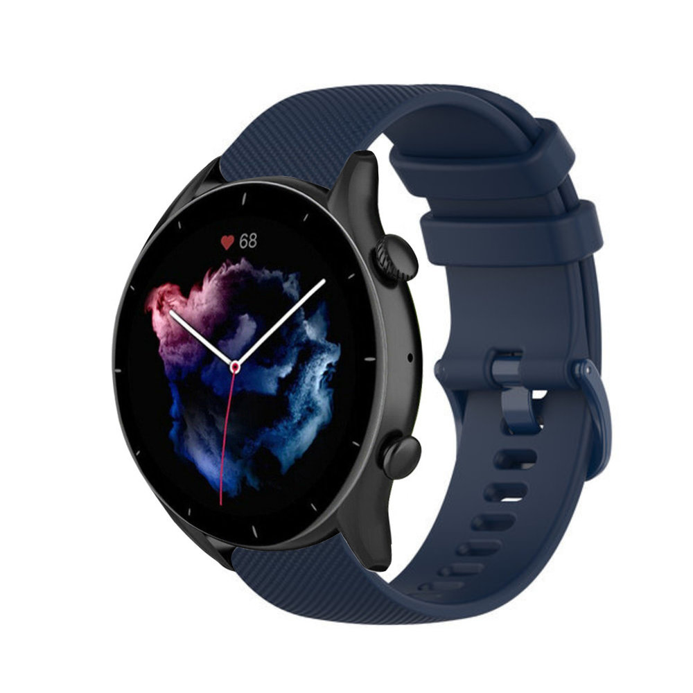 Strap-it Strap-it Correa silicona lujo Amazfit GTR 3 (Pro) (azul oscuro)