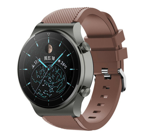 Correa silicona Huawei Watch GT 2 Pro (marrón café
