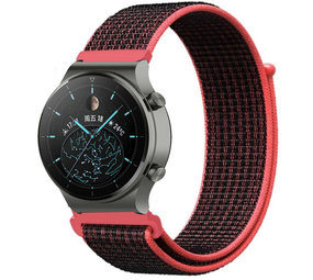 Strap-it Correa nylon Huawei Watch GT 2 Pro (negro/rojo) Strap-it Correa nylon Huawei Watch GT 2 Pro (negro/rojo)
