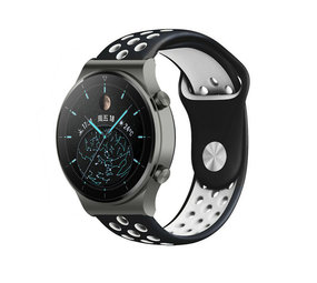 Strap-it Correa deportiva Huawei Watch GT 2 Pro (negro/blanco) Strap-it Correa deportiva Huawei Watch GT 2 Pro (negro/blanco)