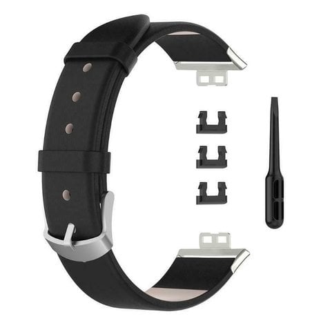 Strap-it Strap-it Correa cuero Huawei Watch Fit New (negro) Strap-it Strap-it Correa cuero Huawei Watch Fit New (negro)