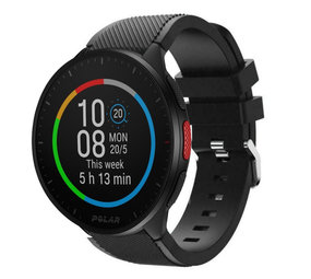 Strap-it Correa silicona Polar Pacer (negra)