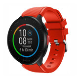 Strap-it Correa silicona Polar Pacer (roja)