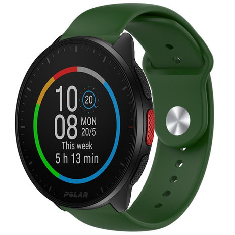 Strap-it Strap-it Correa deportiva Polar Pacer (verde militar) Strap-it Strap-it Correa deportiva Polar Pacer (verde militar)