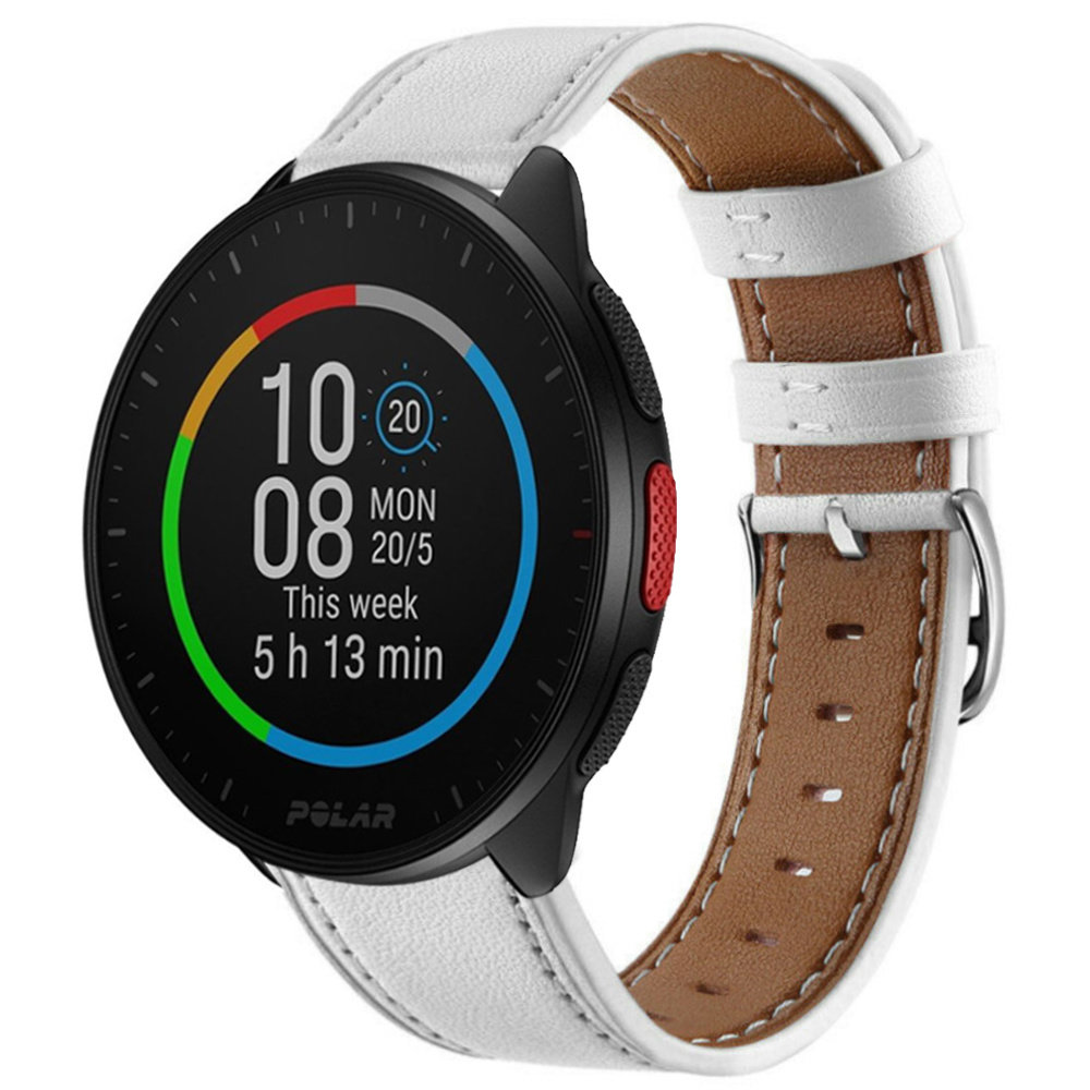 Strap-it Strap-it Correa cuero Polar Pacer (blanco) Strap-it Strap-it Correa cuero Polar Pacer (blanco)