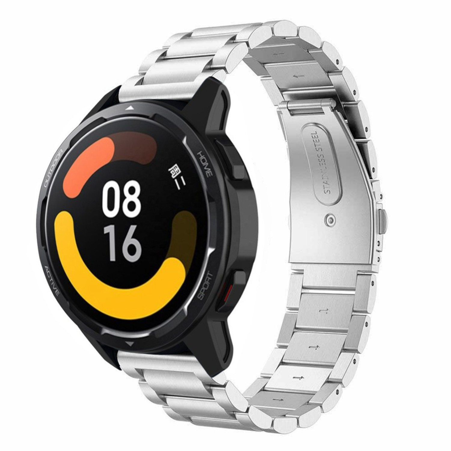 Correa acero Xiaomi Watch S1 (plata) 