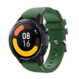 Strap-it Correa silicona Xiaomi Watch S1 (verde militar)