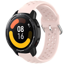 Strap-it Correa silicona agujeros Xiaomi Watch S1 (rosa)