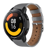 Strap-it Correa cuero Xiaomi Watch S1 (gris) Strap-it Correa cuero Xiaomi Watch S1 (gris)