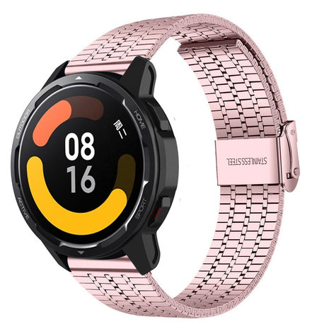 Strap-it Strap-it Correa acero inoxidable Xiaomi Watch S1 (rosa) Strap-it Strap-it Correa acero inoxidable Xiaomi Watch S1 (rosa)