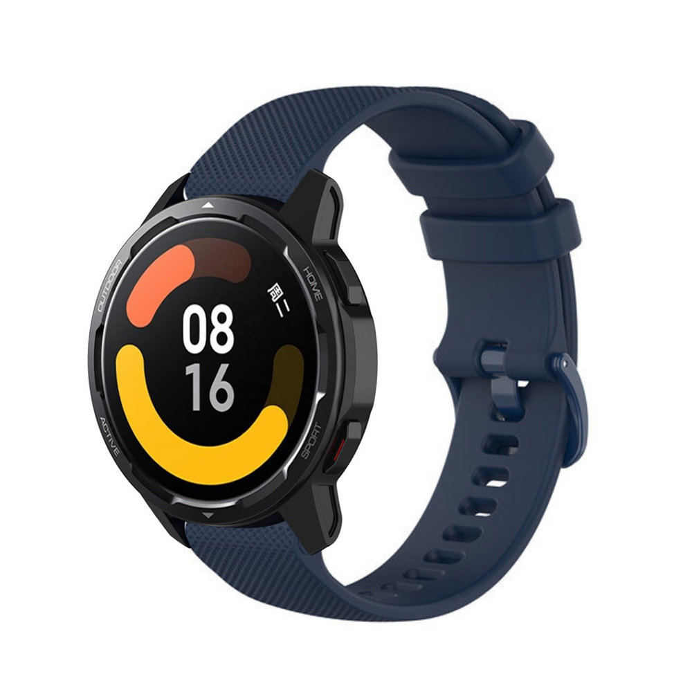Strap-it Strap-it Correa silicona lujo Xiaomi Watch S1 (azul oscuro)