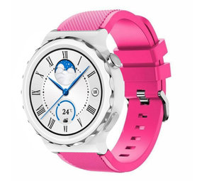 Strap-it Correa silicona Huawei Watch GT 3 Pro 43mm (fucsia)