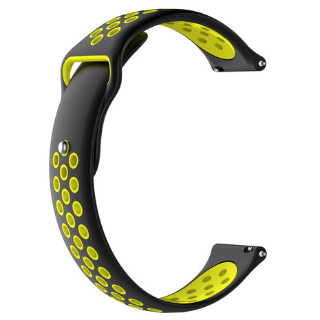 Strap-it Strap-it Correa deportiva Huawei Watch GT 3 Pro 43mm (negro/amarillo) Strap-it Strap-it Correa deportiva Huawei Watch GT 3 Pro 43mm (negro/amarillo)