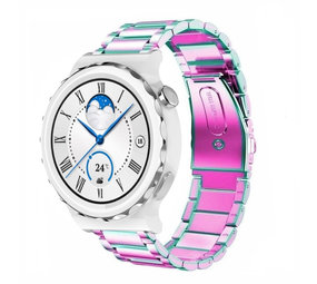 Strap-it Correa acero Huawei Watch GT 3 Pro 43mm (arcoiris) Strap-it Correa acero Huawei Watch GT 3 Pro 43mm (arcoiris)