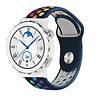 Strap-it Strap-it Correa deportiva Huawei Watch GT 3 Pro 43mm (azul oscuro/arcoíris) Strap-it Strap-it Correa deportiva Huawei Watch GT 3 Pro 43mm (azul oscuro/arcoíris)
