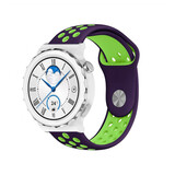 Strap-it Correa deportiva Huawei Watch GT 3 Pro 43mm (púrpura/verde) Strap-it Correa deportiva Huawei Watch GT 3 Pro 43mm (púrpura/verde)