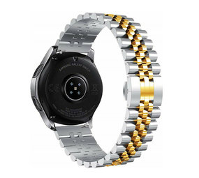 Strap-it Correa acero Jubilee Huawei Watch GT 3 Pro 43mm (plata/oro) Strap-it Correa acero Jubilee Huawei Watch GT 3 Pro 43mm (plata/oro)