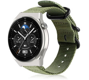Strap-it Correa nylon con hebilla Huawei Watch GT 3 Pro 46mm (verde) Strap-it Correa nylon con hebilla Huawei Watch GT 3 Pro 46mm (verde)