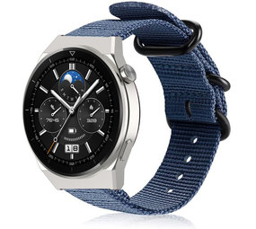 Strap-it Correa nylon con hebilla Huawei Watch GT 3 Pro 46mm (azul) Strap-it Correa nylon con hebilla Huawei Watch GT 3 Pro 46mm (azul)