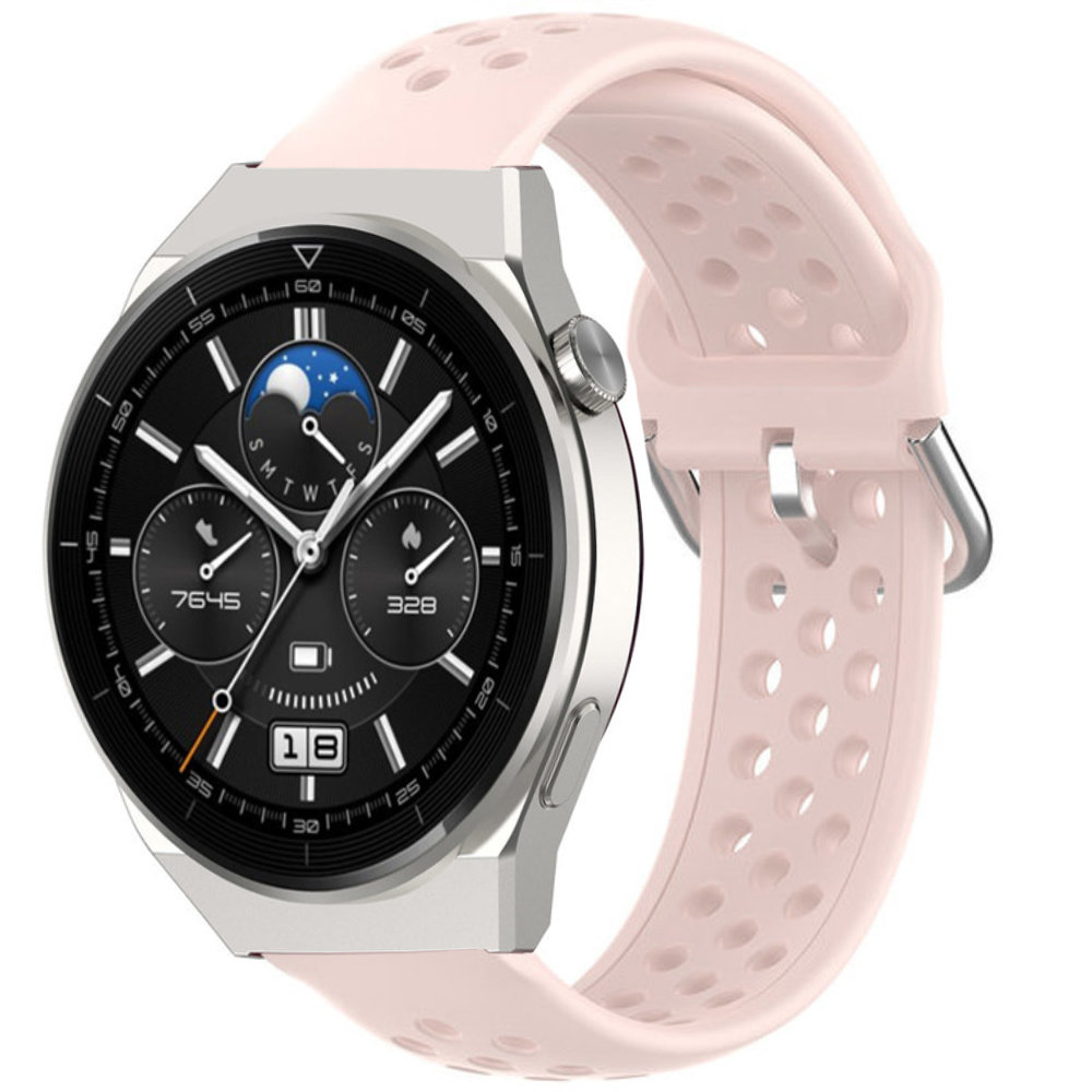 Strap-it Strap-it Correa con agujeros Huawei Watch GT 3 Pro 46mm (rosa) Strap-it Strap-it Correa con agujeros Huawei Watch GT 3 Pro 46mm (rosa)