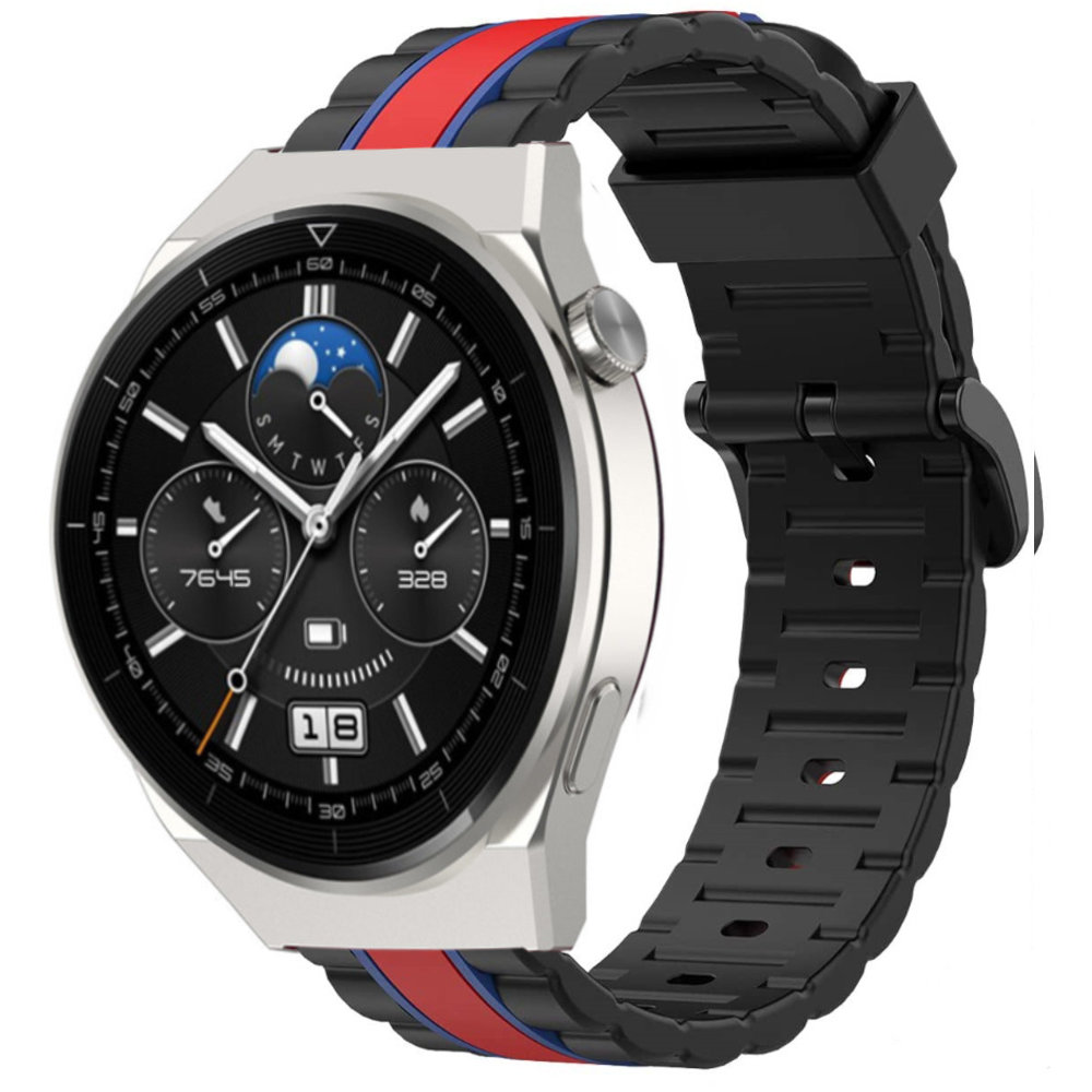 Correa acero lujo Huawei Watch GT 3 Pro 46mm (negro) 
